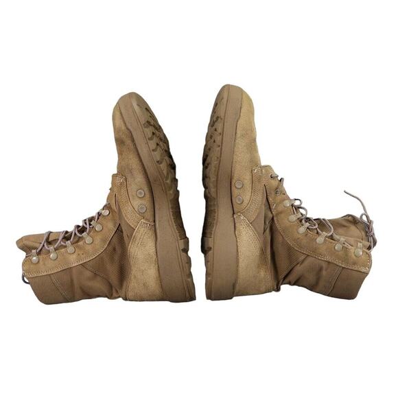 McRae Boots Mens 11.5 Combat Military Hot Weather Tactical Leather Vibram Brown main image 14